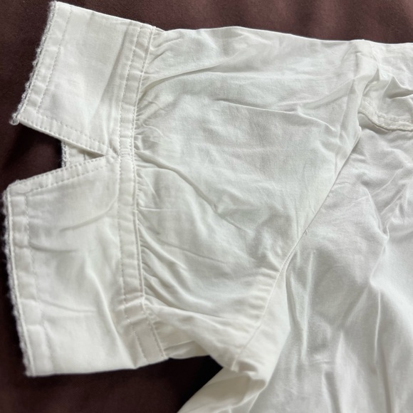 rag & bone White Embroidered Button-Up Romper - Picture 14 of 16